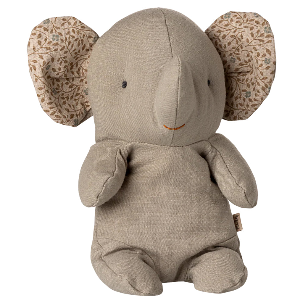 Maileg Toys Safari Friends Small Elephant Soft Toy Iron Grey