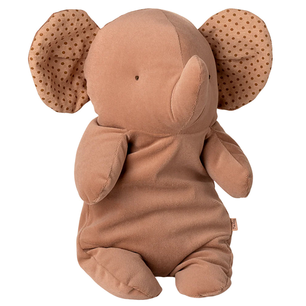 Maileg Toys Safari Friends Medium Elephant Soft Toy Vintage Rose Pink