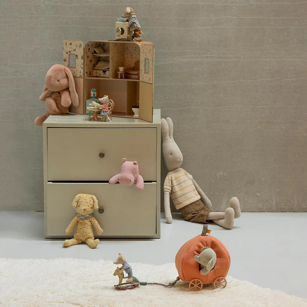 Maileg Toys Safari Friends Medium Hippo Soft Toy Rose Pink