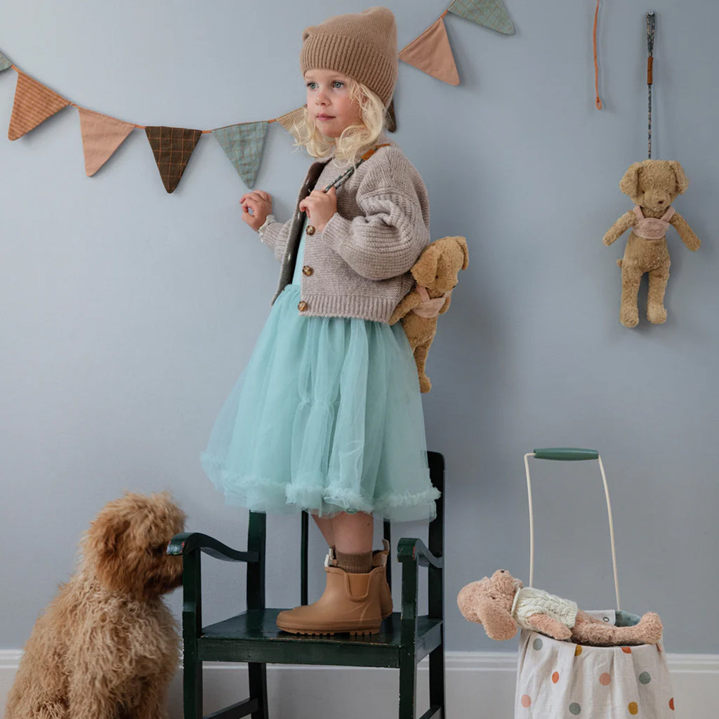 Maileg Toys Vintage Poodle Dog Plush Soft Toy Dusty Powder Pink