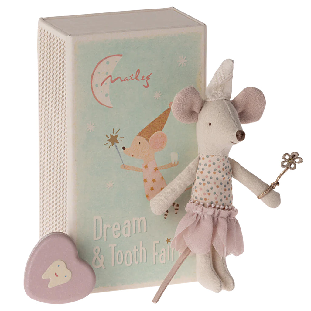 Maileg Toys Mouse Little Sister Tooth Fairy In Matchbox
