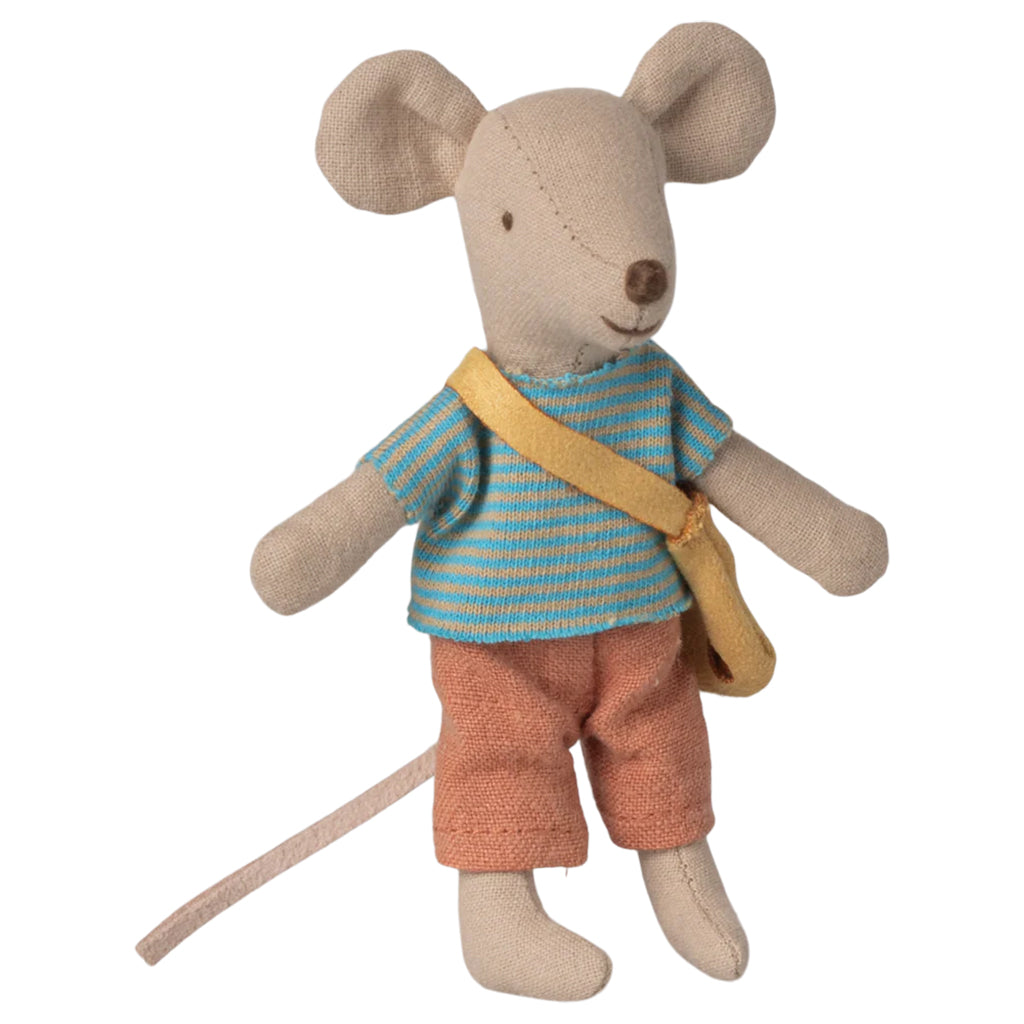 Maileg Toys Little Brother Mouse With Bag