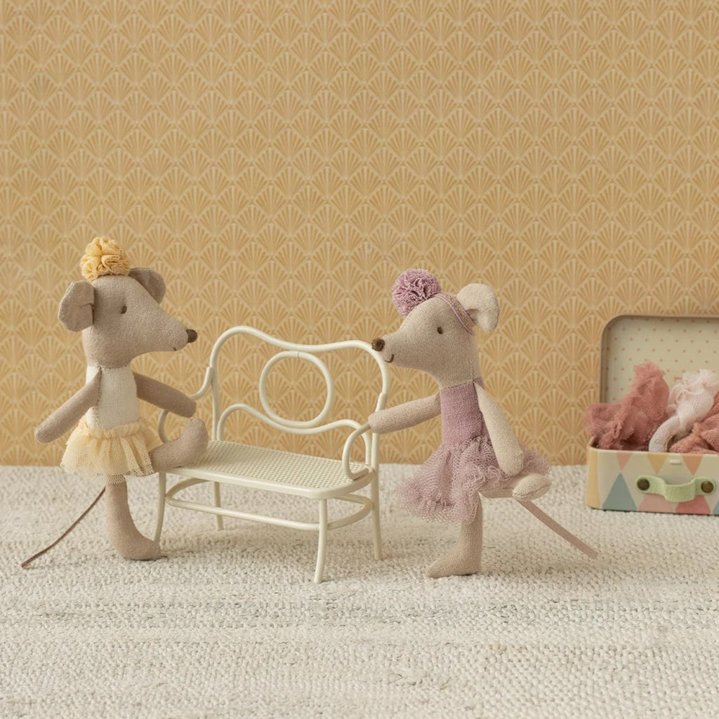 Maileg Toys Mouse Family Little Sister Ballerina Heather Purple