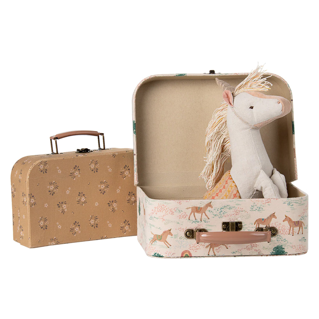 Maileg Toys Set Of 2 Suitcases Unicorn