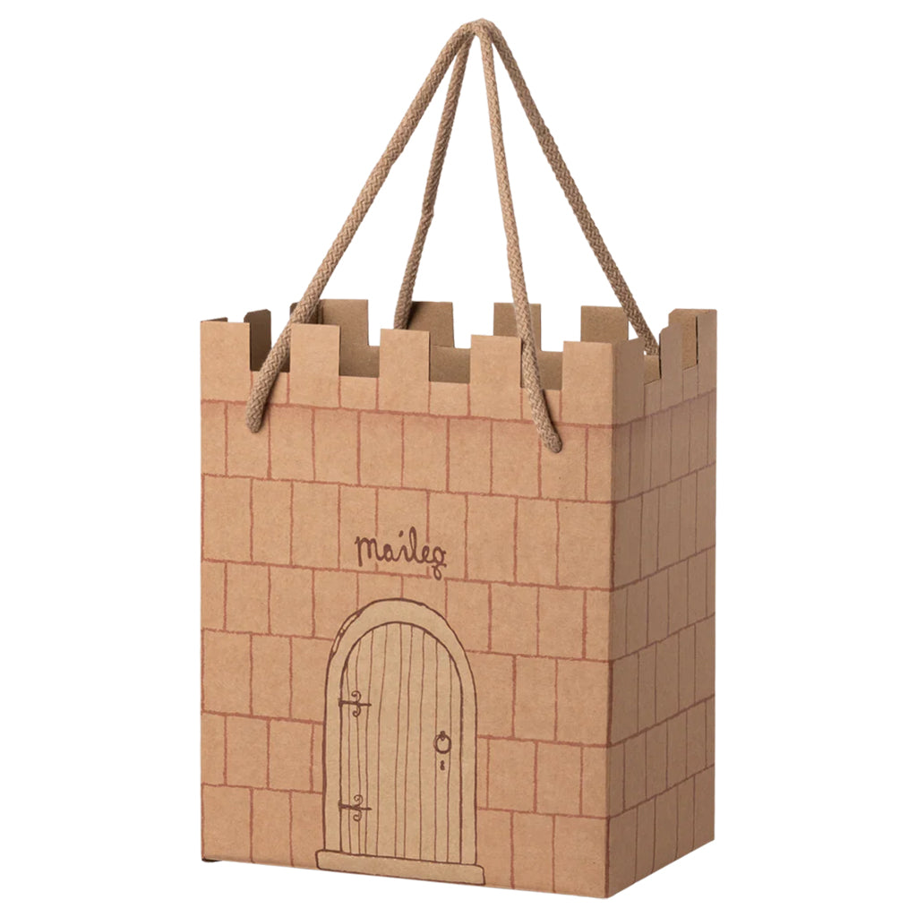 Maileg Toys Paper Bag Castle Rose