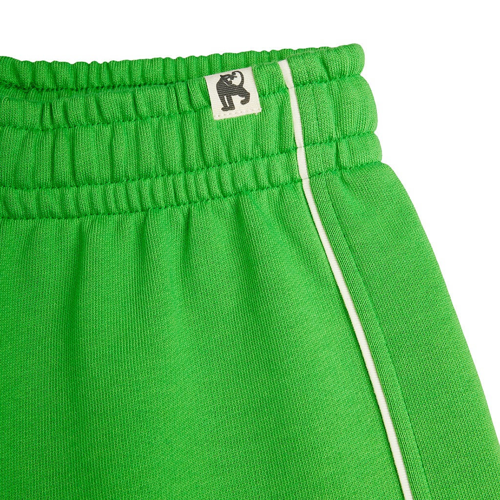 Mini Rodini Child Shorts With Piping Green