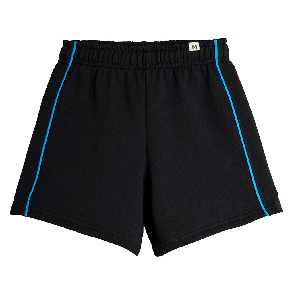 Mini Rodini Child Shorts With Piping Black