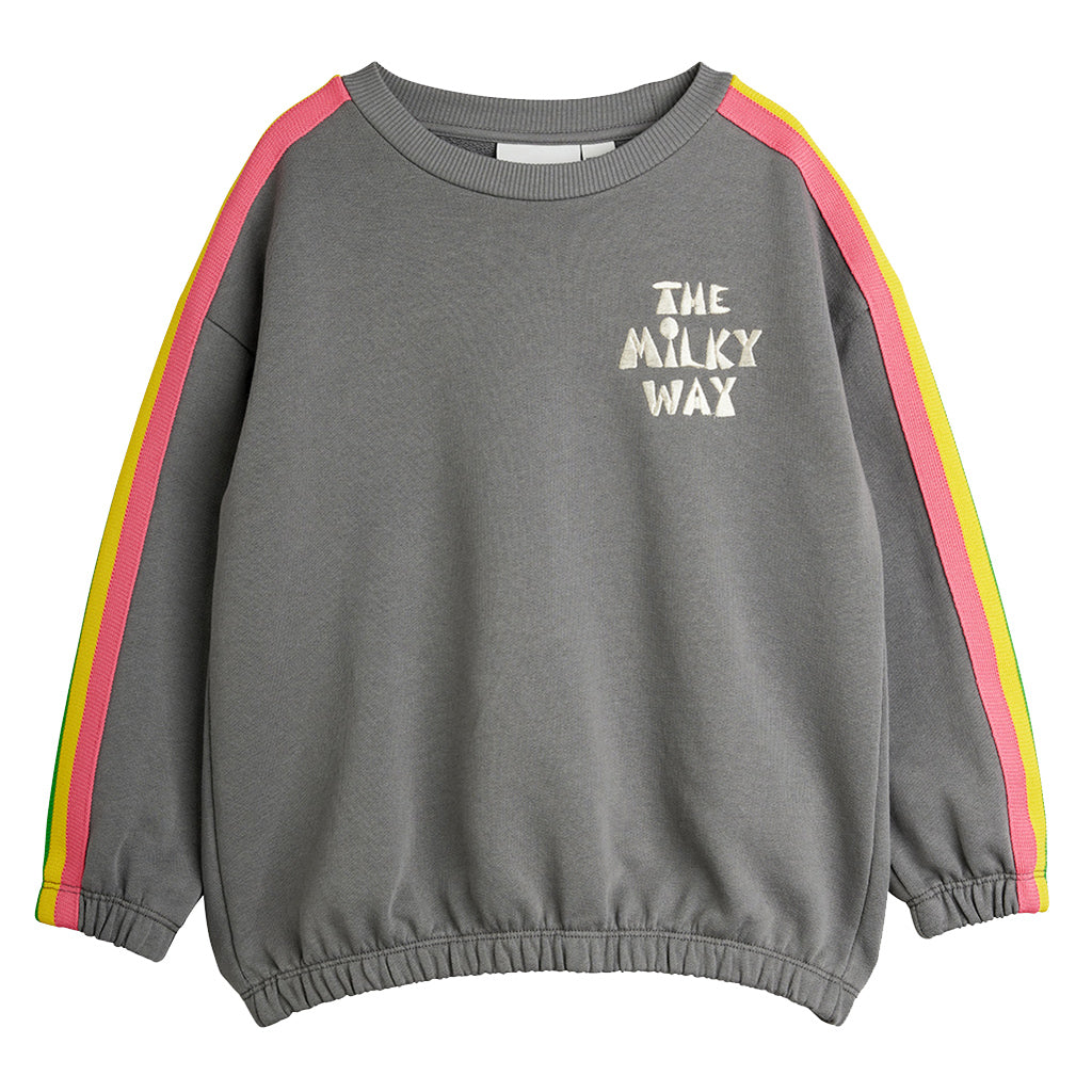 Mini Rodini Child Sweatshirt The Milky Way Rainbow Grey