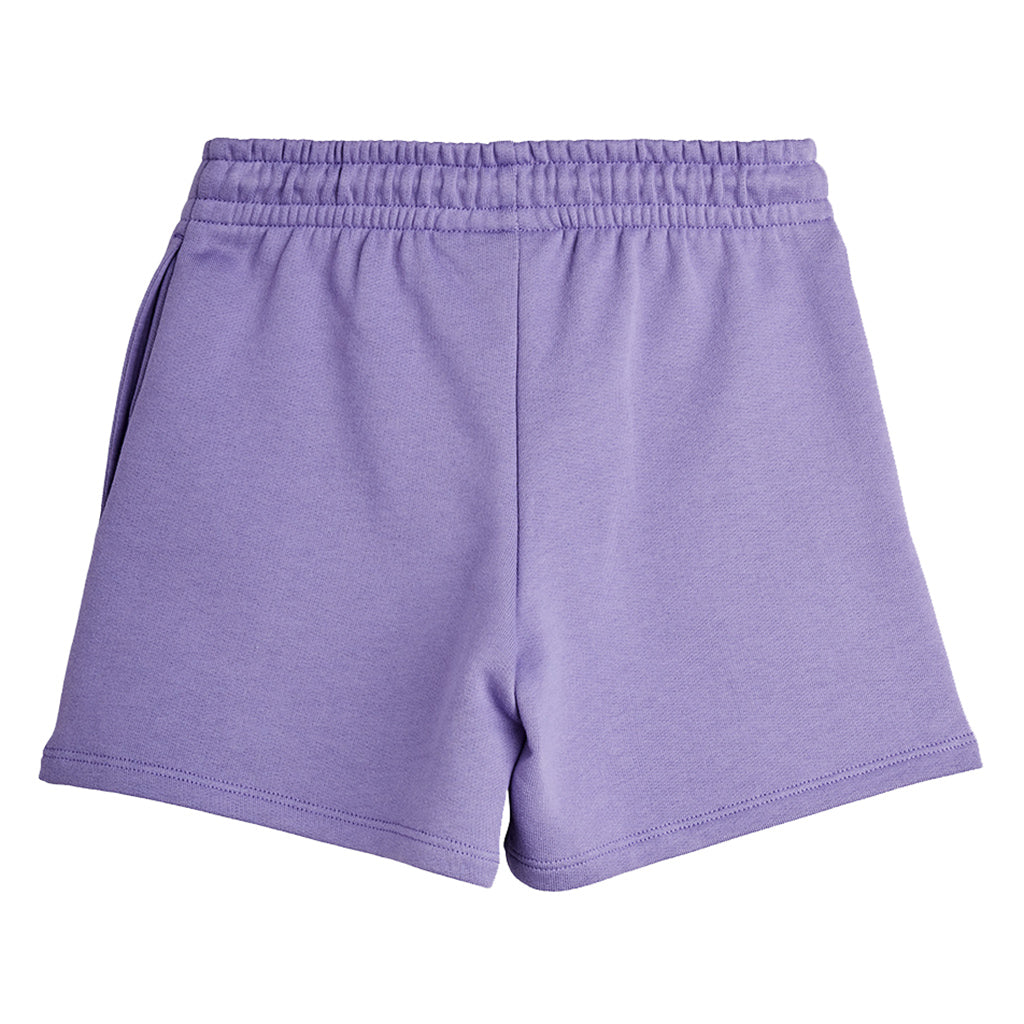 Mini Rodini Child Shorts Football Embroidery Purple