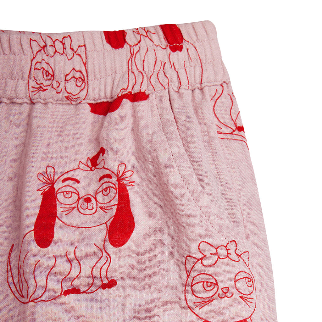 Mini Rodini Child Shorts Mini Babies Print Pink
