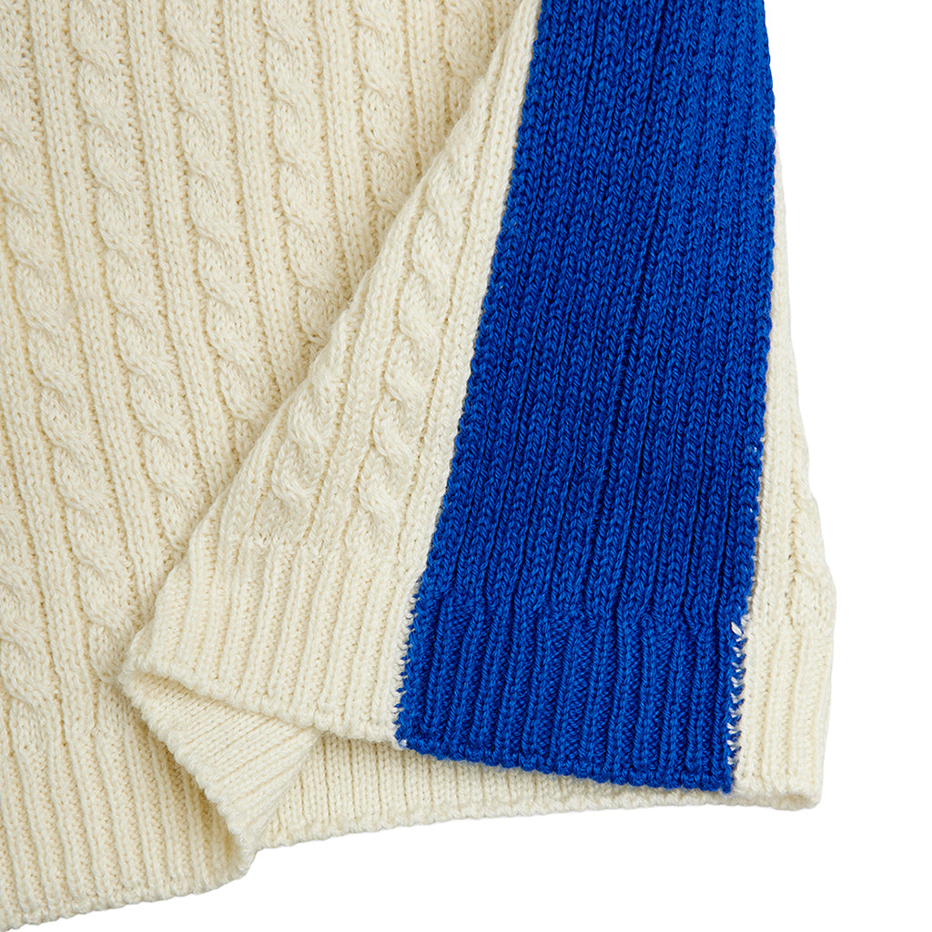Mini Rodini Child Cable Knit Shorts White