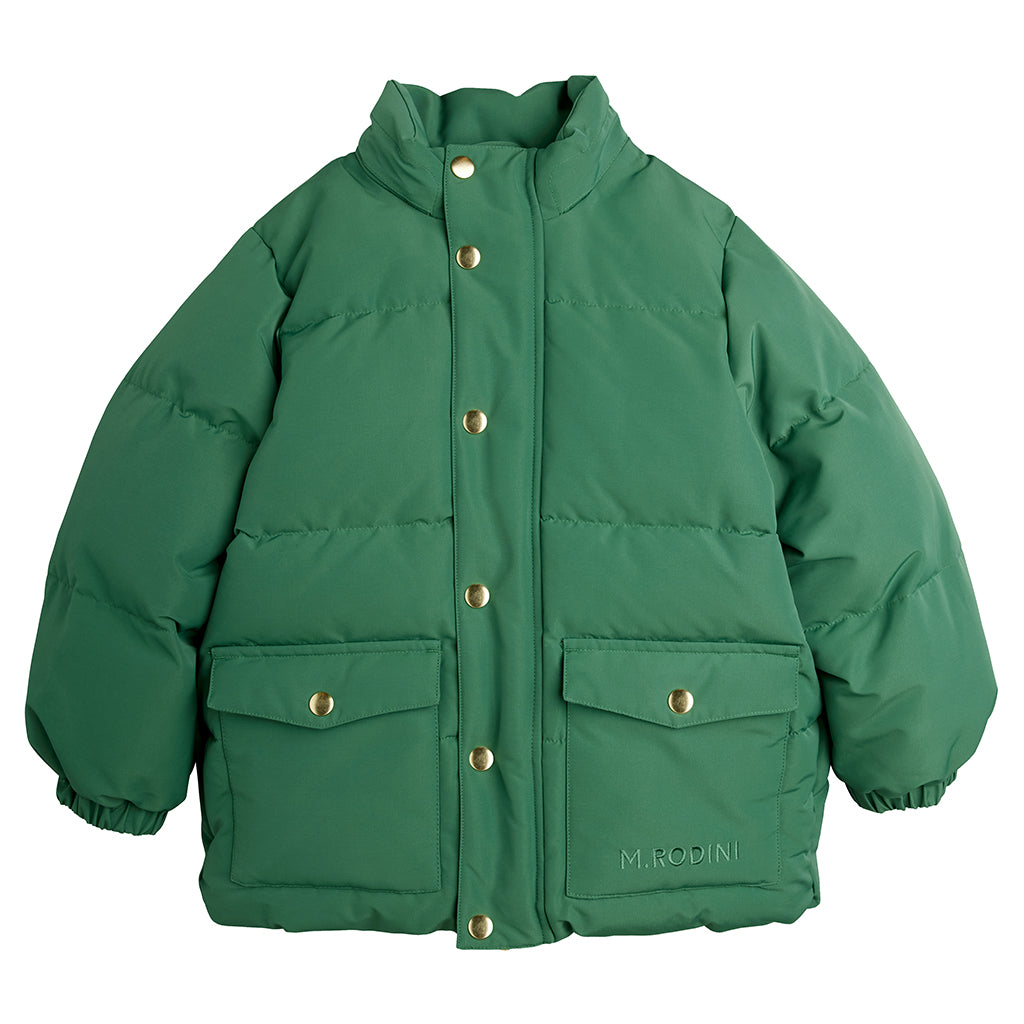 Mini Rodini Child Heavy Puffer Jacket Green