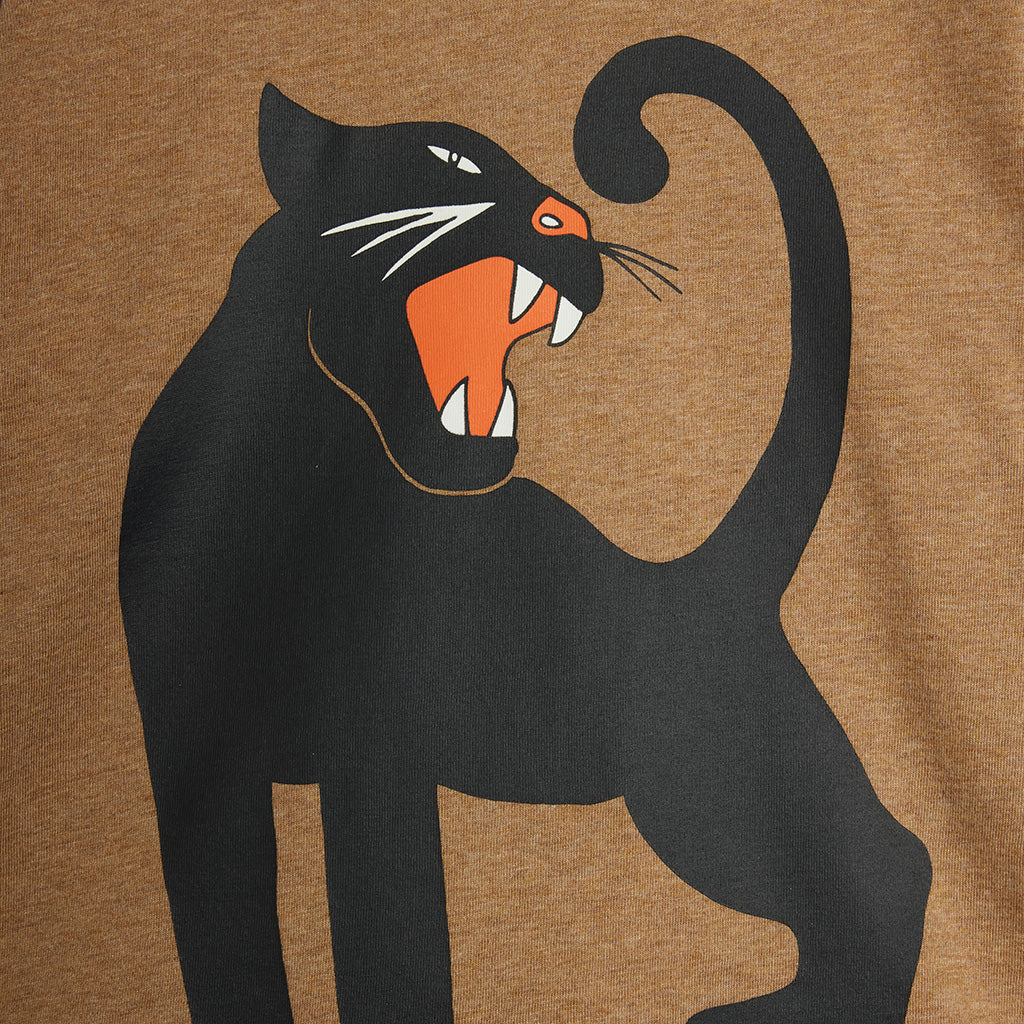 Mini Rodini Child T-shirt Panther Print Brown