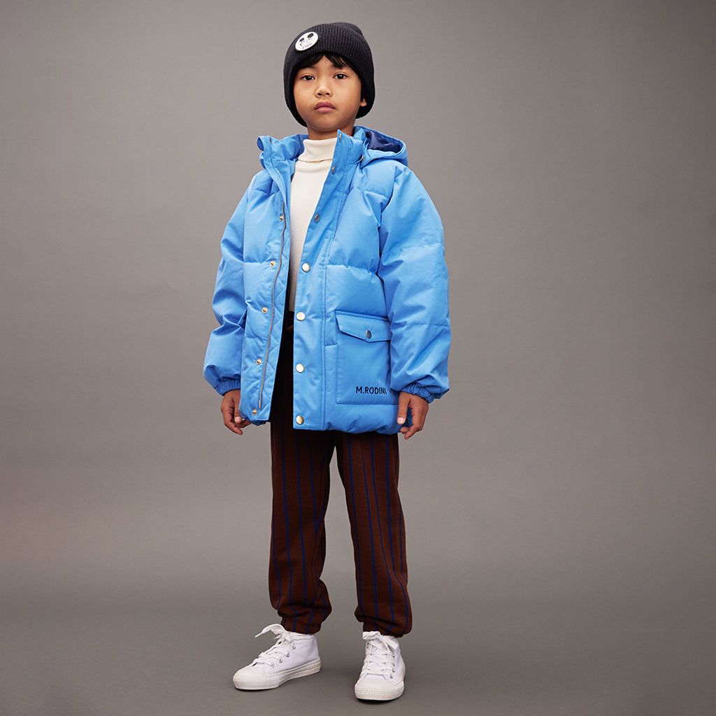 Mini Rodini Child Heavy Puffer Jacket Blue