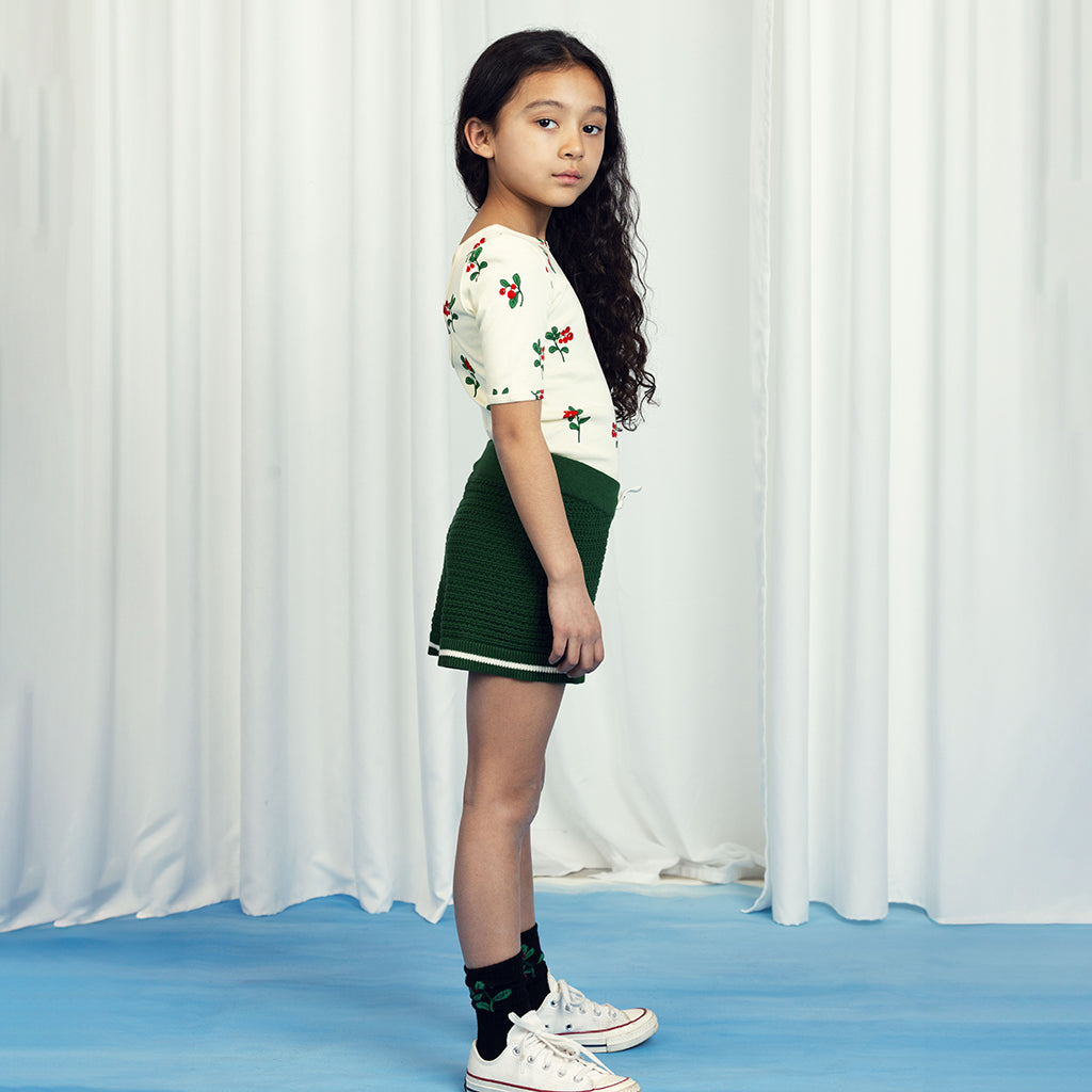 Mini Rodini Child Lingonberries Ballet T-shirt Cream