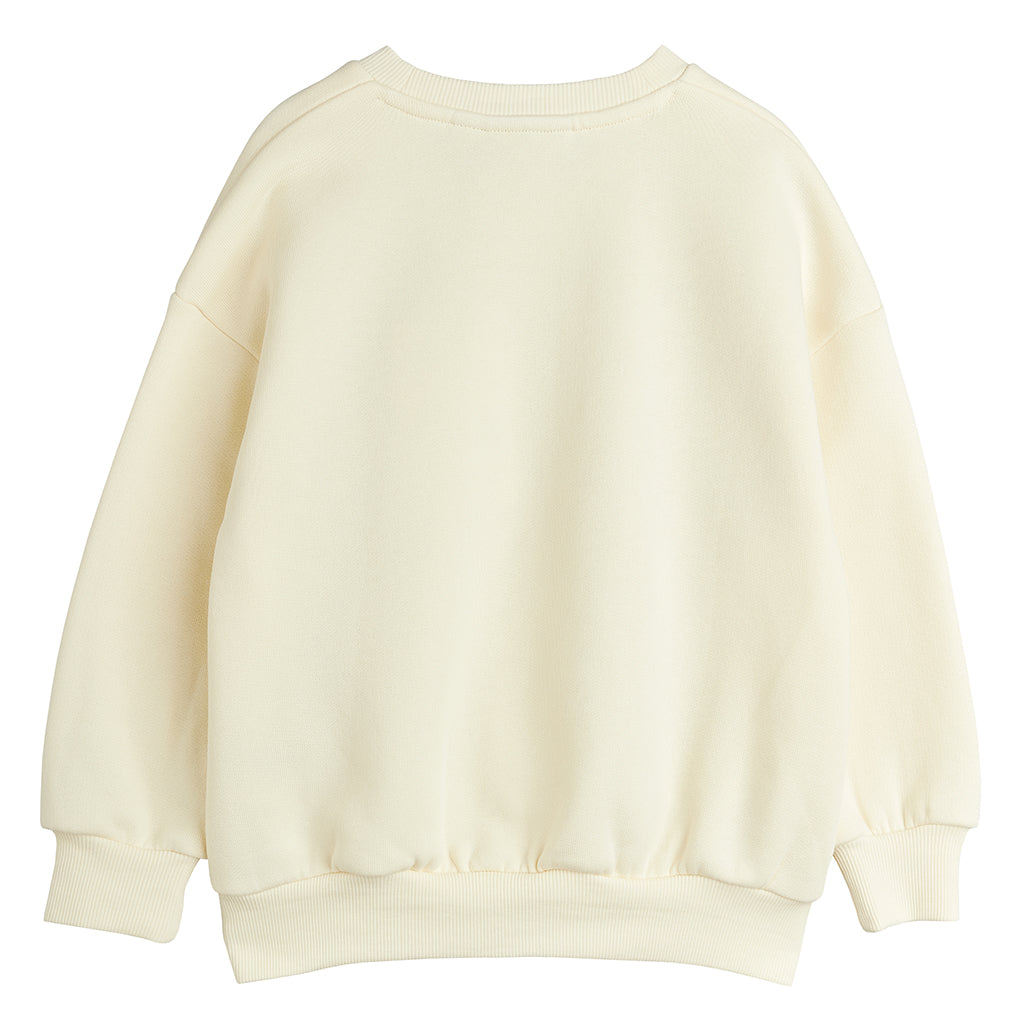 Mini Rodini Child Panda And Cat Sweatshirt Off-White