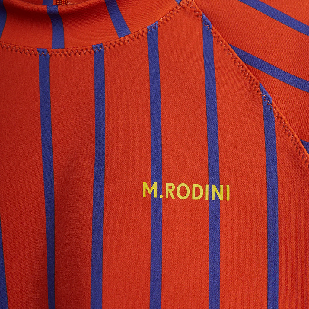 Mini Rodini Child Swim Shirt Red Stripes