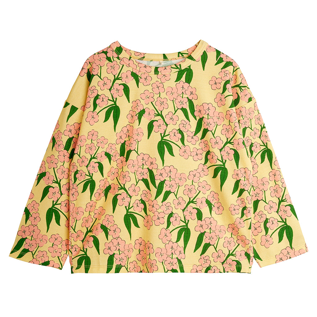 Mini Rodini Child T-shirt Pink Alpine Flowers Print