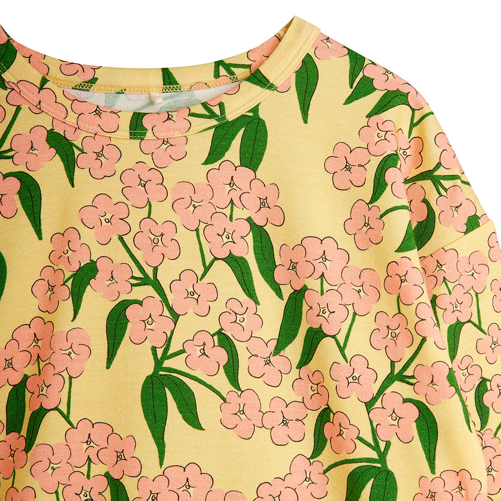 Mini Rodini Child T-shirt Pink Alpine Flowers Print