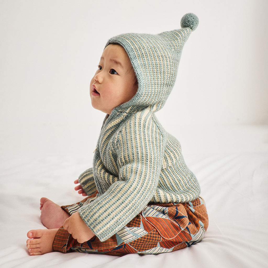 Misha & Puff Baby Hooded North Wind Jacket Onsen Blue