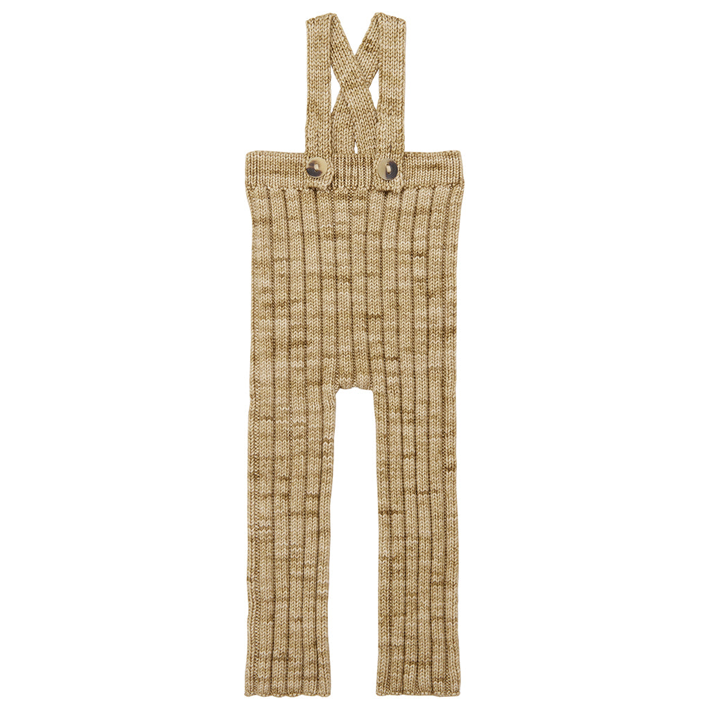 Misha & Puff Baby Baby Rib Overall Leggings Pebble Brown