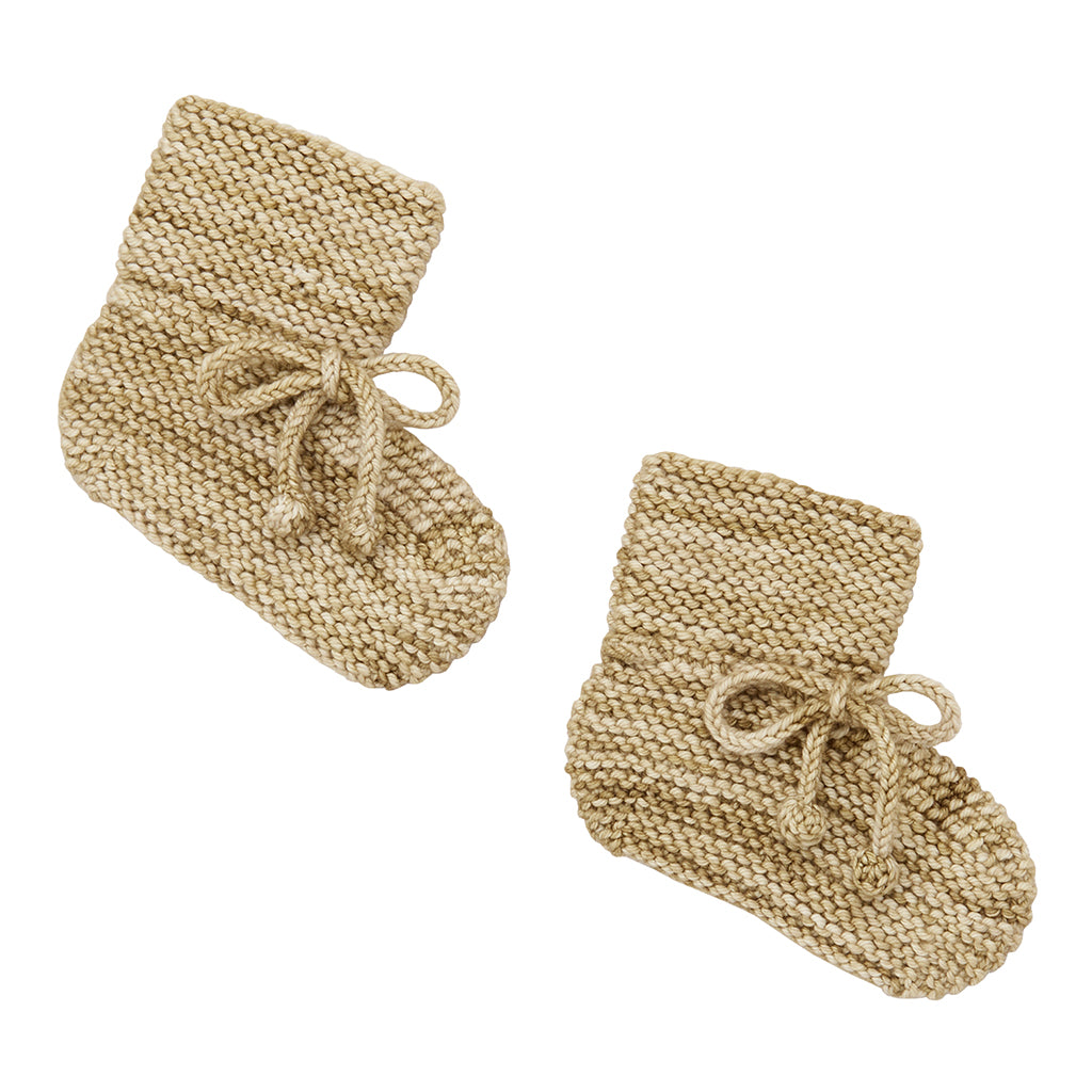 Misha & Puff Baby Classic Booties Pebble Brown