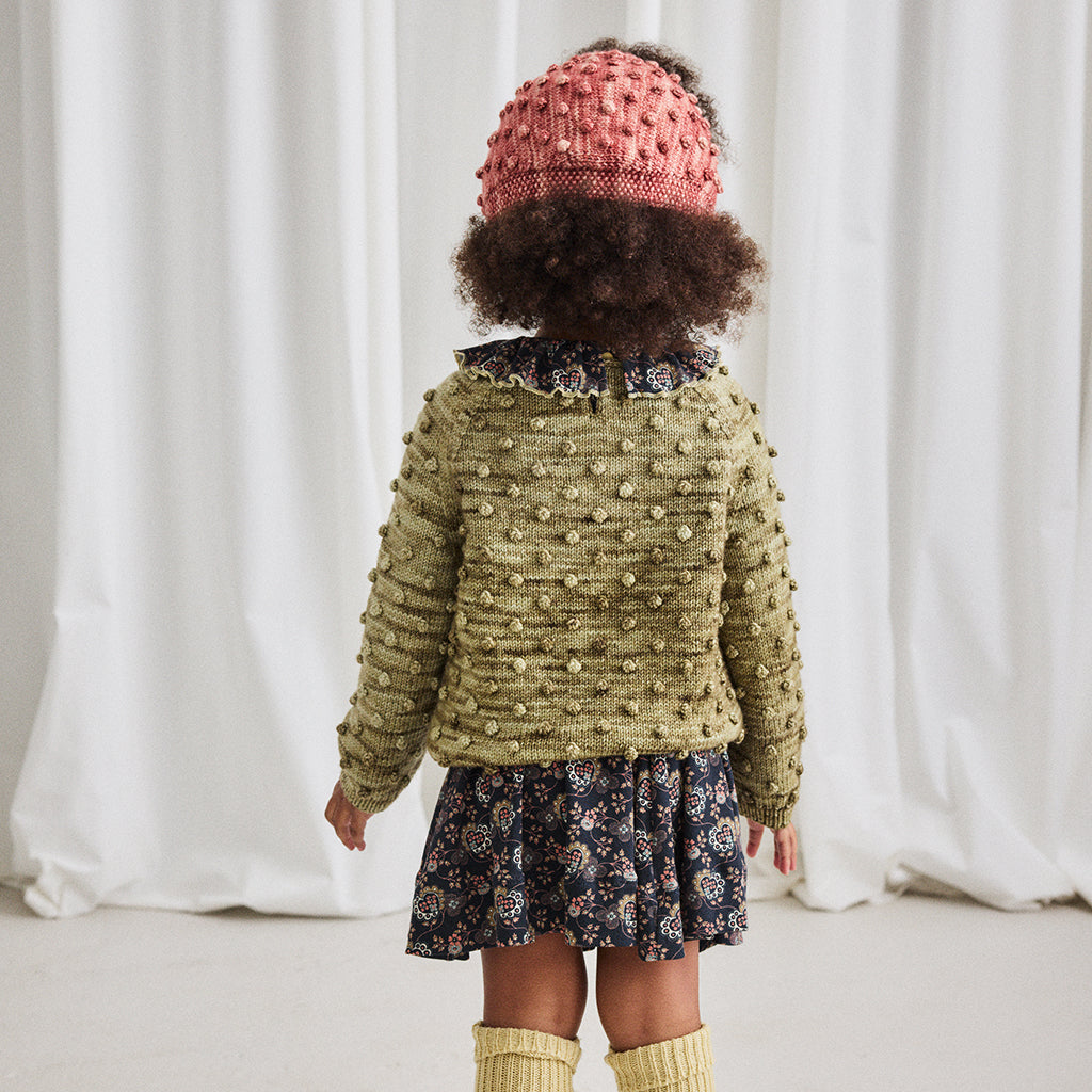 Misha & Puff Child Popcorn Headwarmer Prairie Rose Pink