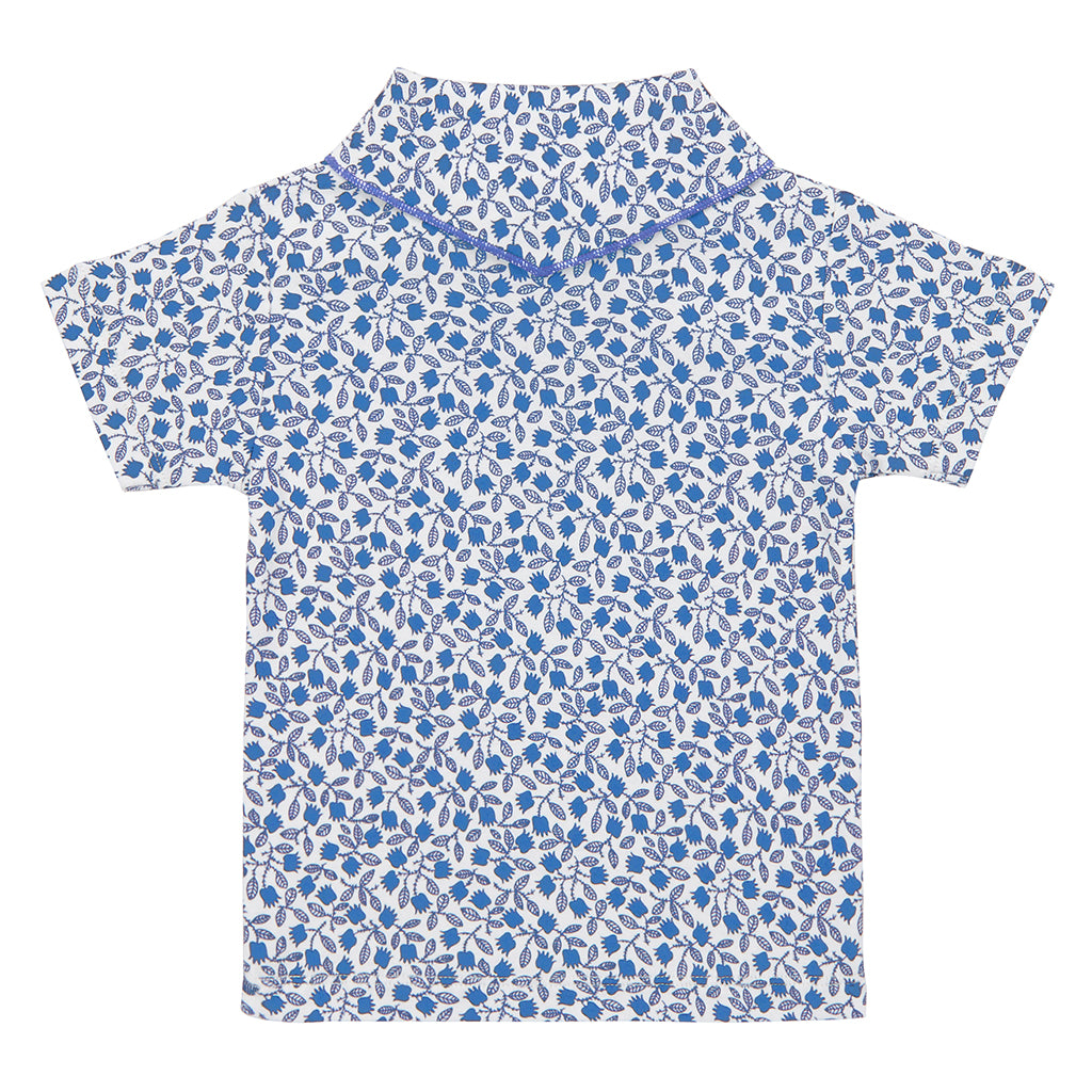 Misha & Puff Child Scout T-shirt Blue Ribbon Lisse Fields Print