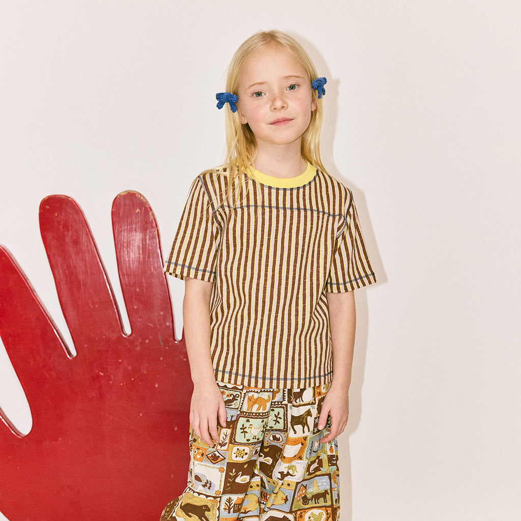 Misha & Puff Child Set Of Two Goldie Bow Hair Clips Blue Ribbon