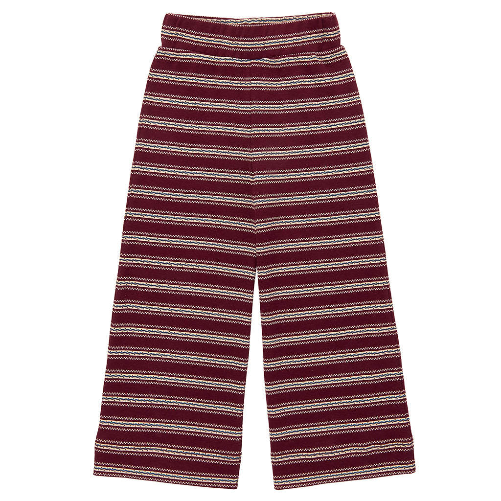 Misha & Puff Child A-Pants Cambridge Red Sgraffito Stripes