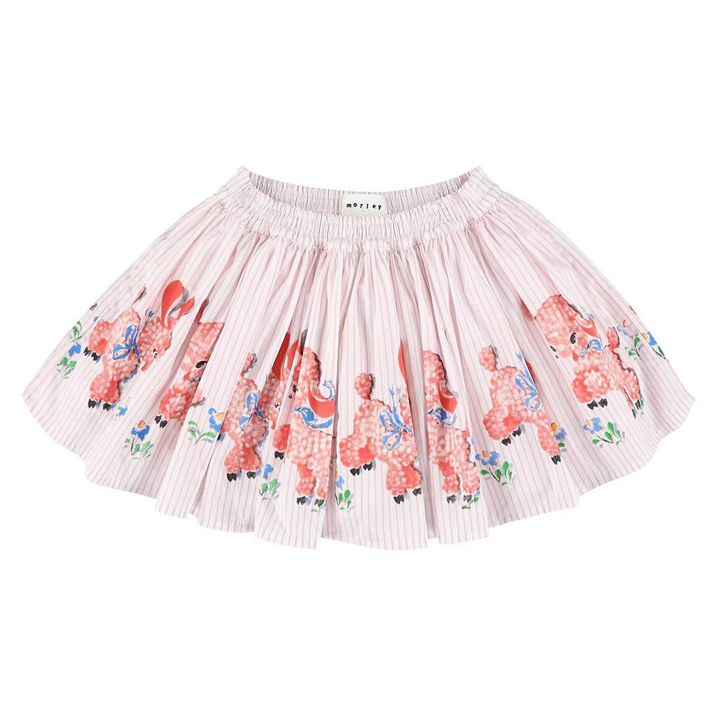 Morley Child Whizz Skirt Pink Lambs Print