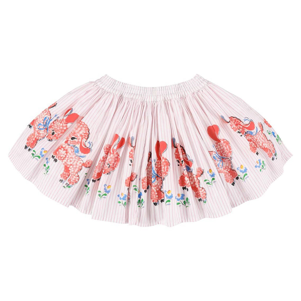 Morley Child Whizz Skirt Pink Lambs Print