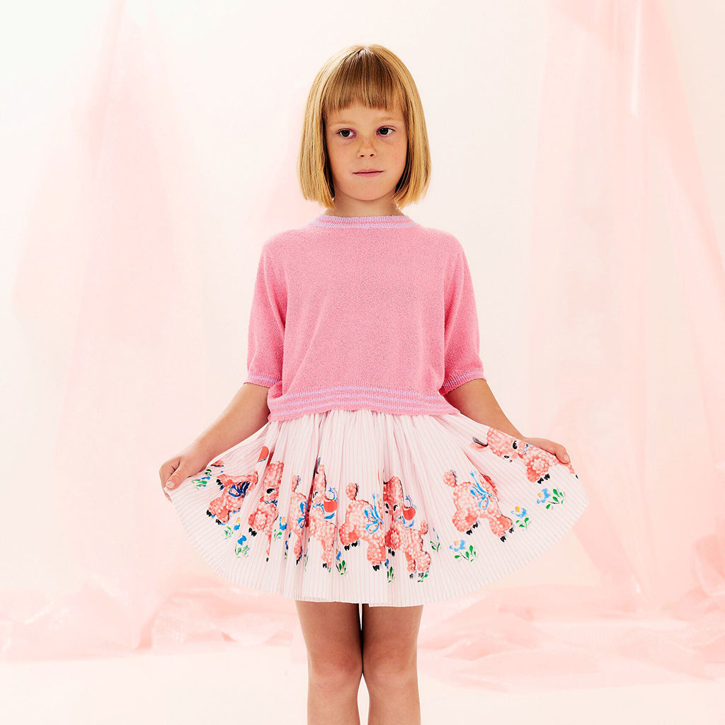 Morley Child Xane Knit T-shirt Pink And Lilac