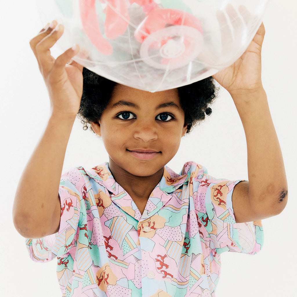 Morley Child Xavia Shirt Multicolour Crab Print