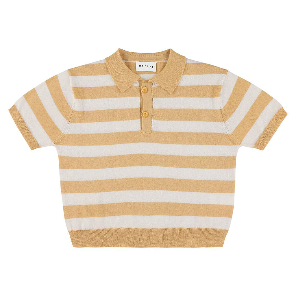 Morley Child Xian Knit Polo T-shirt Sand Beige
