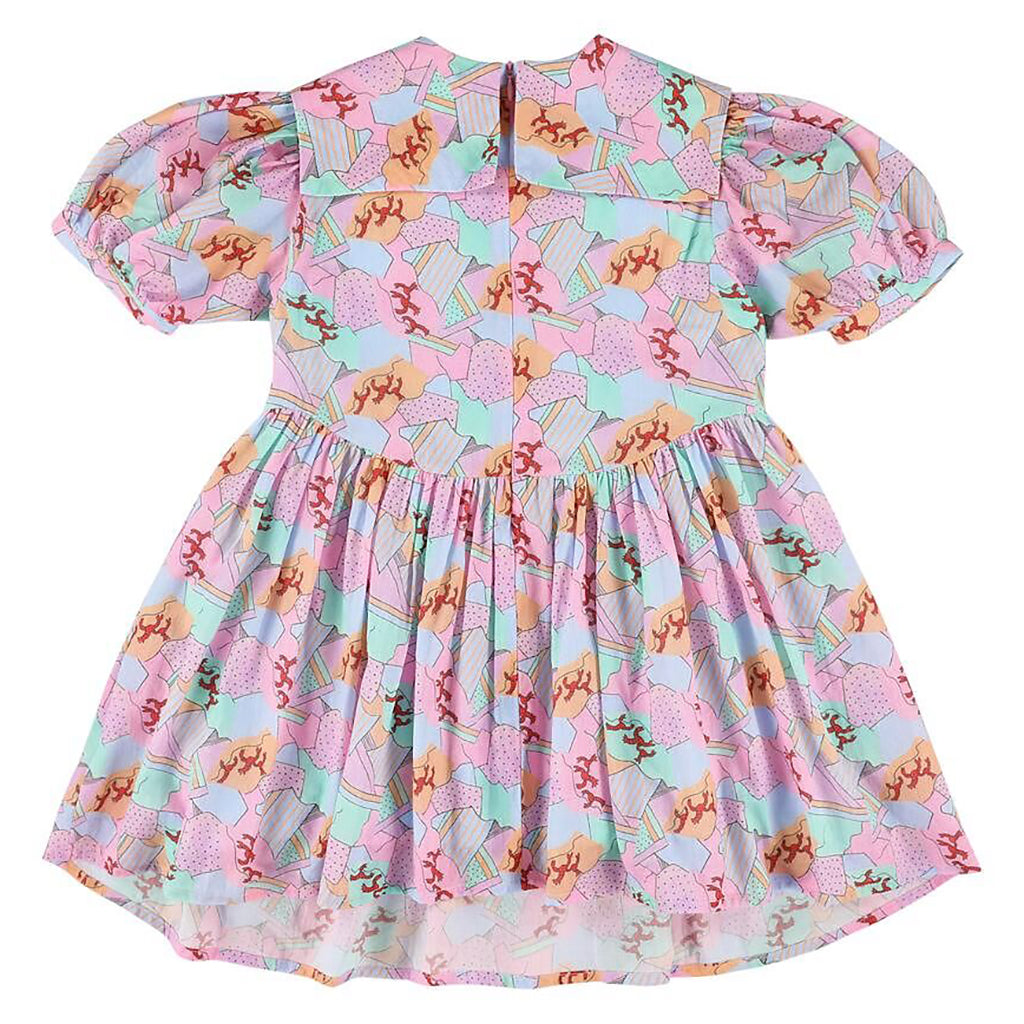 Morley Child Xilomena Bow Dress Multicolour Crab Print