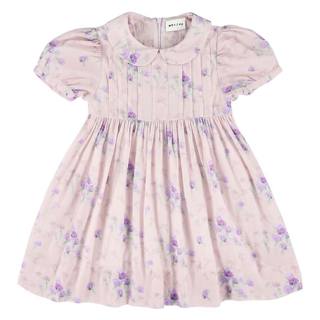 Morley Child Xori Dress Purple Chrissy Floral Print