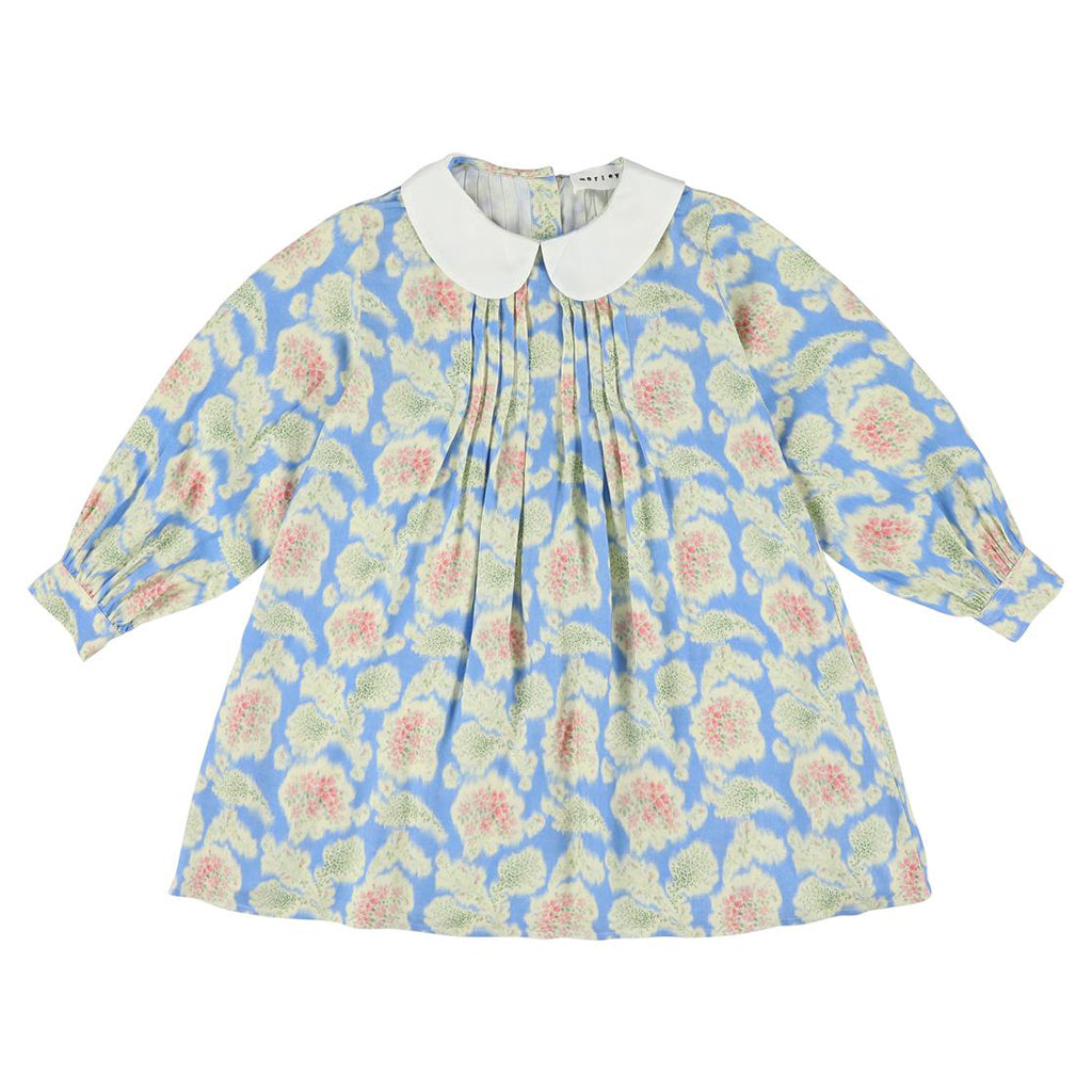 Morley Child Yda Dress Henri Blue Floral Print