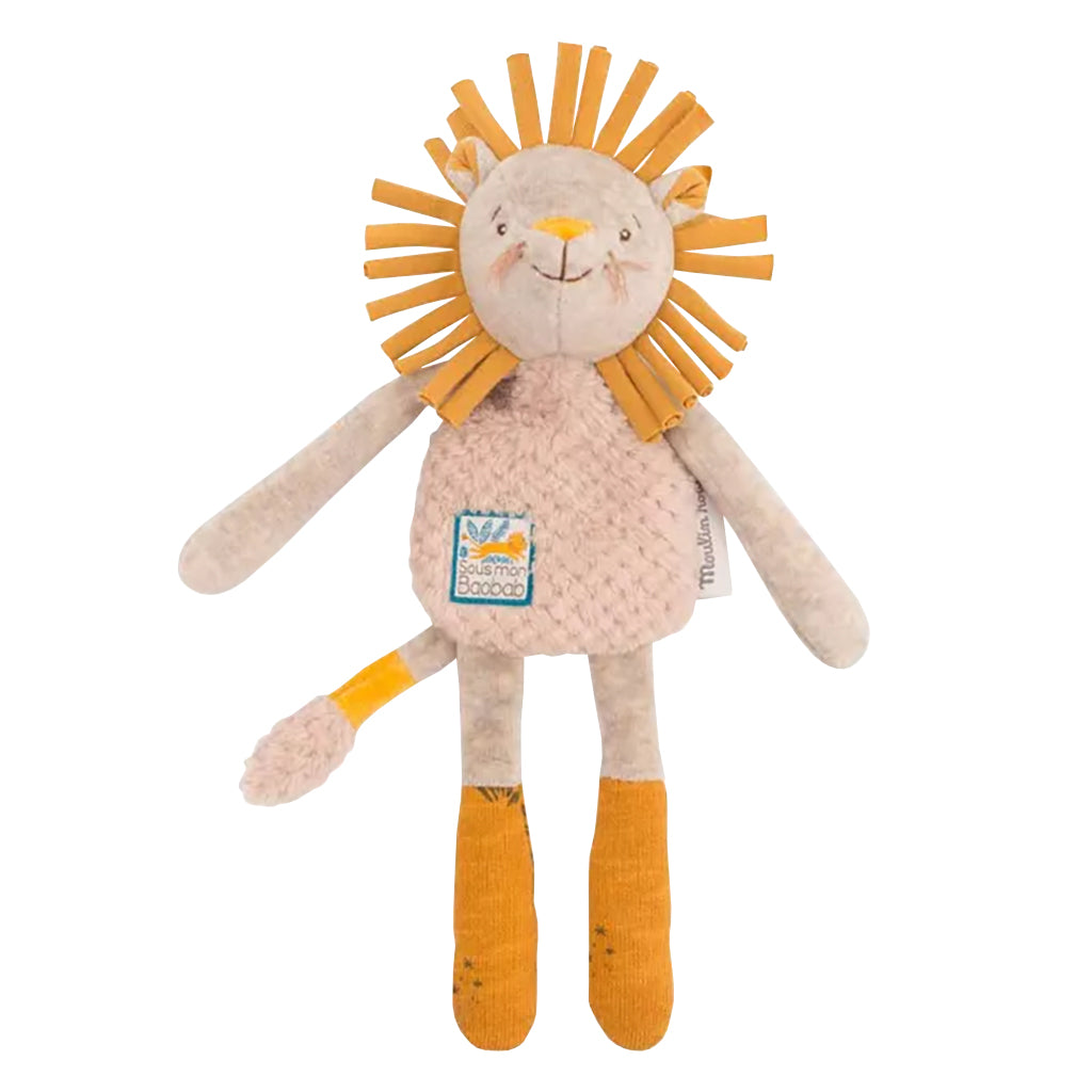 Moulin Roty Sous Mon Baobab Lion Rattle