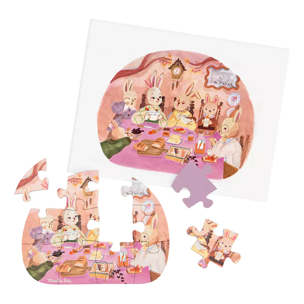 Moulin Roty Les Minouchkas A Beautiful Day Set Of Four Puzzles