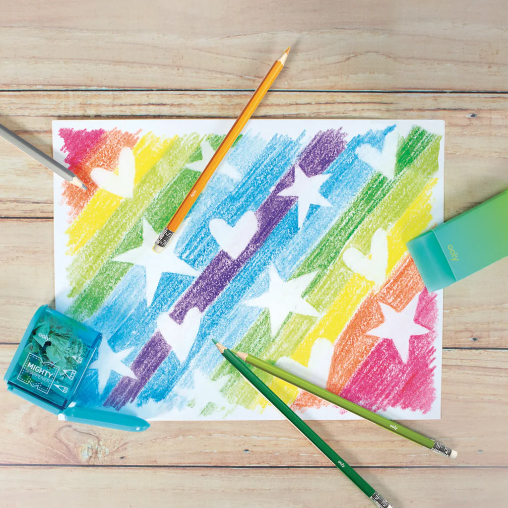 Ooly Un-Mistake-Ables! Erasable Colored Pencils Set of 12