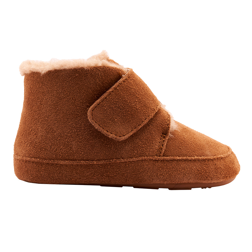 Old Soles Baby Shloofy Boots Tan Brown Suede