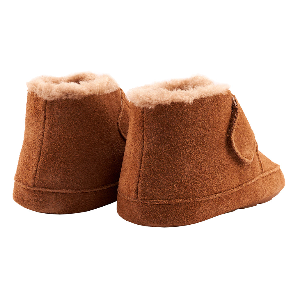 Old Soles Baby Shloofy Boots Tan Brown Suede