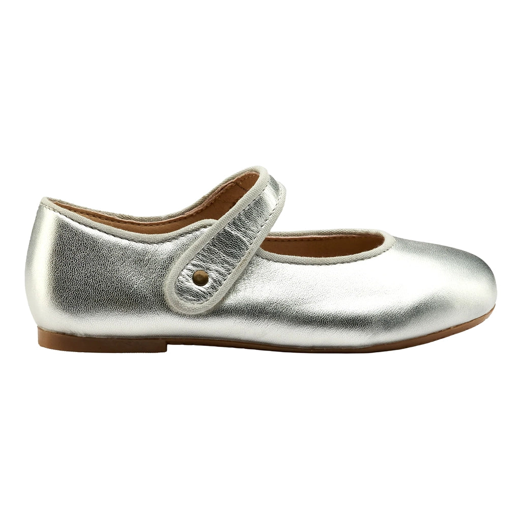 Old Soles Baby And Child Lady Jane Shoes Silver Crackle
