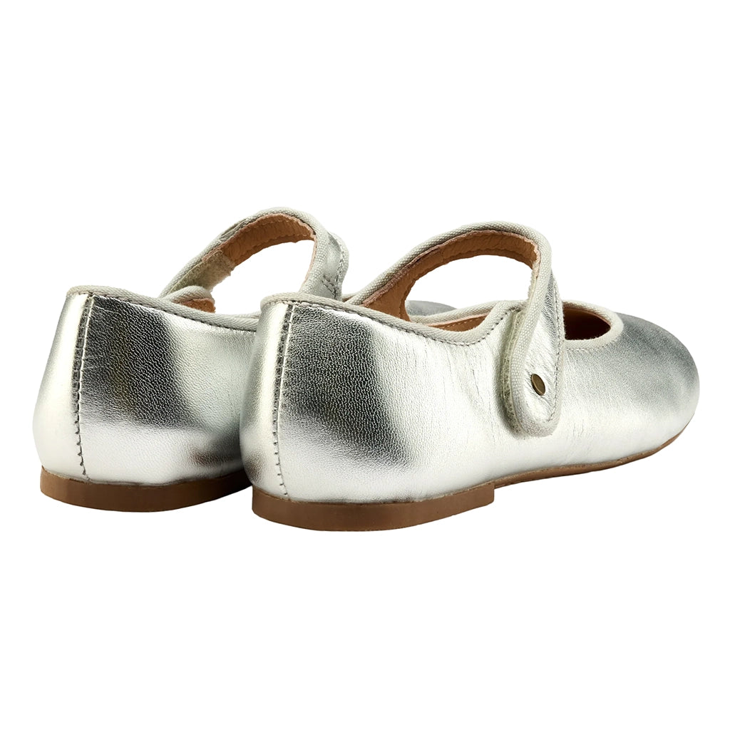 Old Soles Baby And Child Lady Jane Shoes Silver Crackle