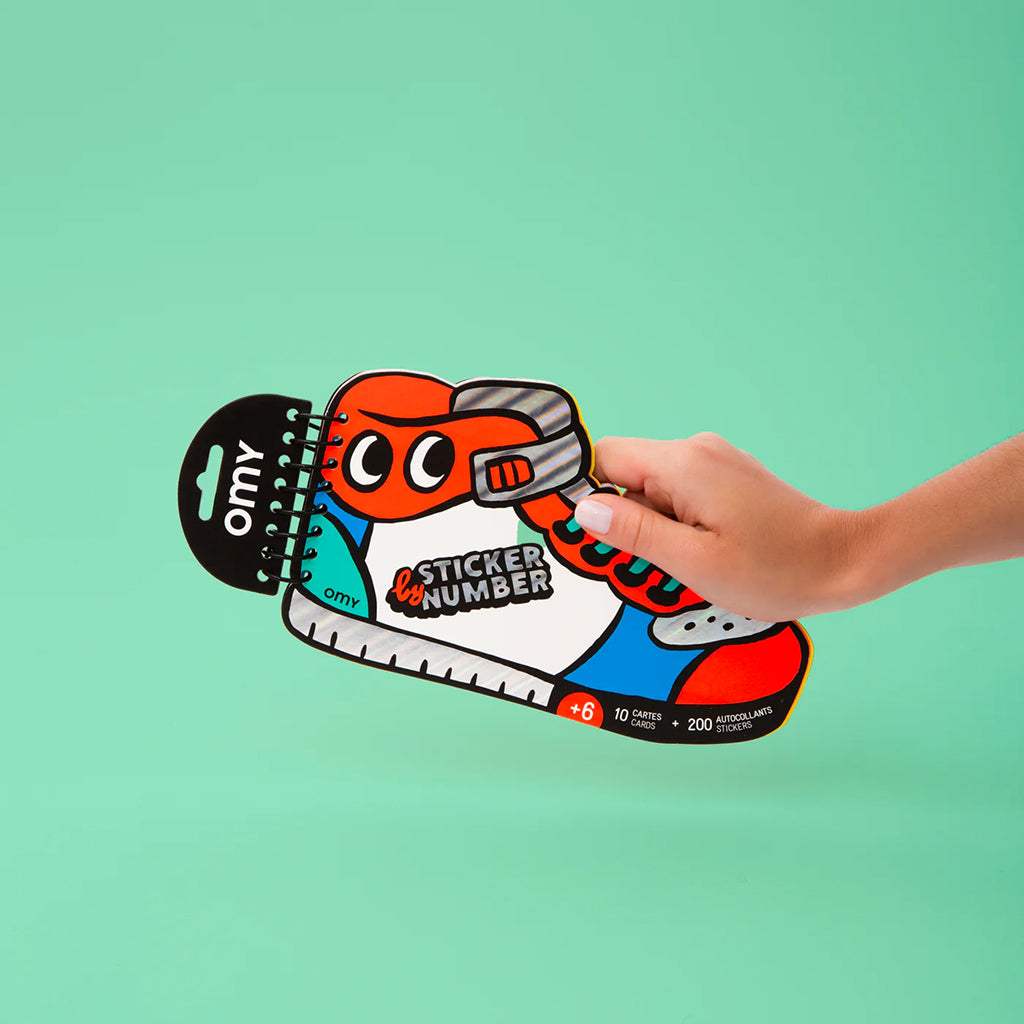 Omy Sticker By Number Book Street