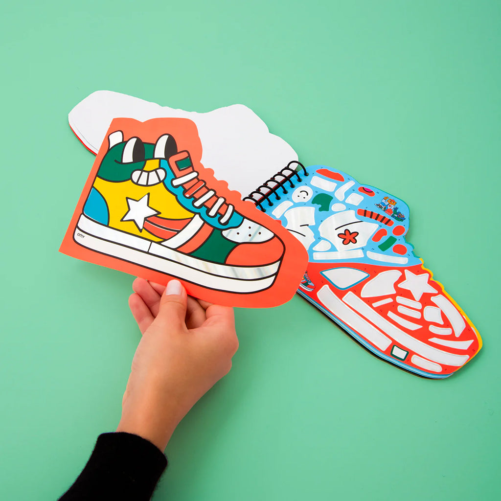 Omy Sticker By Number Book Street