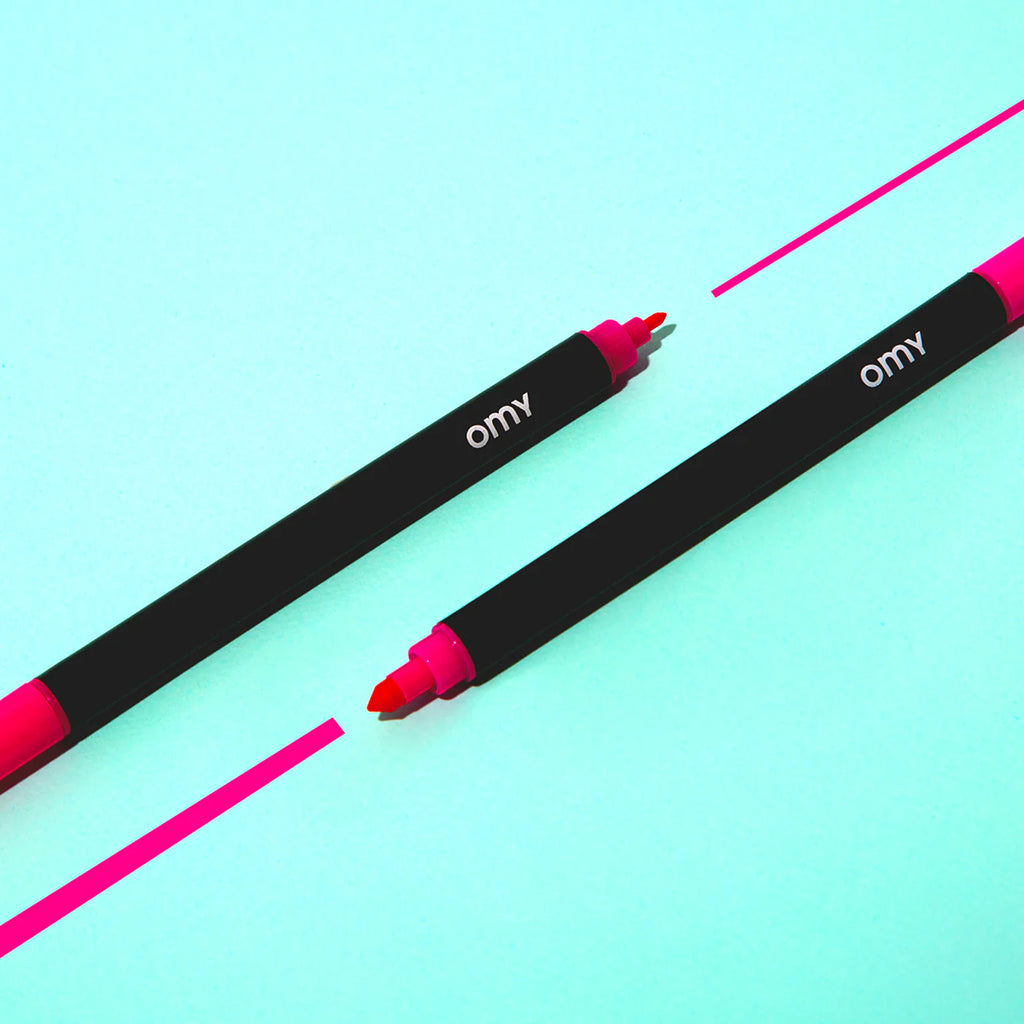 Omy Set Of 100 Double Tip Markers