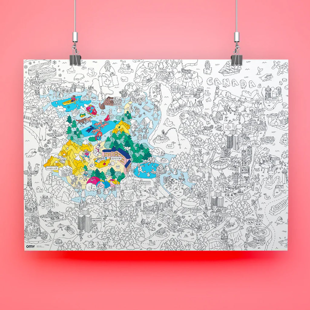 Omy Giant Colouring Poster Canada