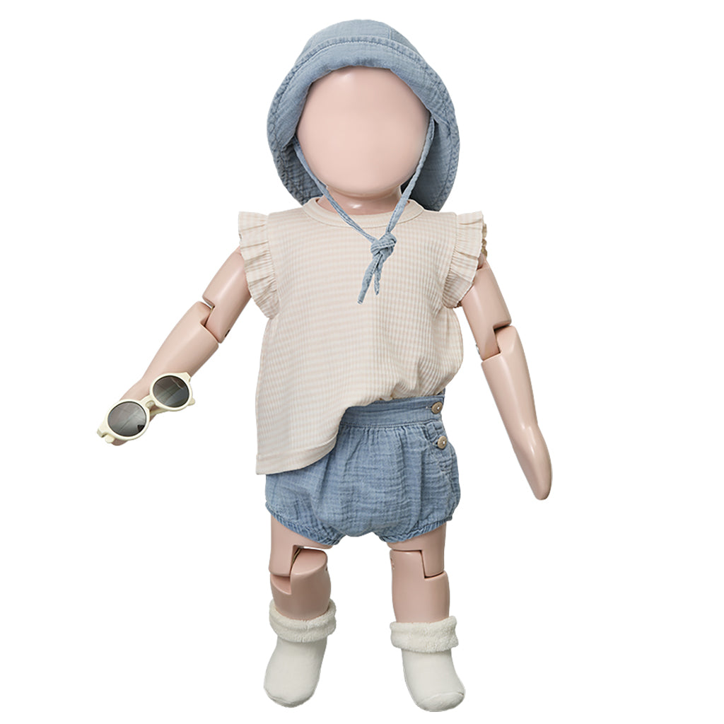 1+ In The Family Baby Allegra Bloomers Denim Blue